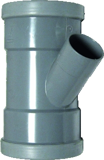 T-stuk 125X75X125mm 45 Mof/Mof/Mof Fix